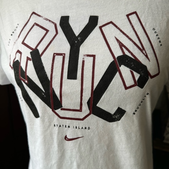 NWOT Nike NYC RUN Boroughs Large Athletic Cut Tee - Picture 8 of 13